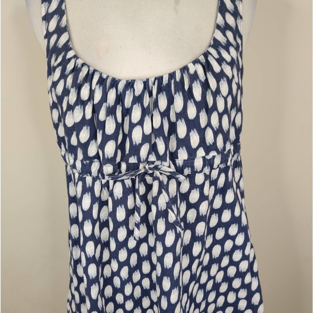 Patagonia Polka Dot Sleeveless Dress - Blue and White - Picture 3 of 9